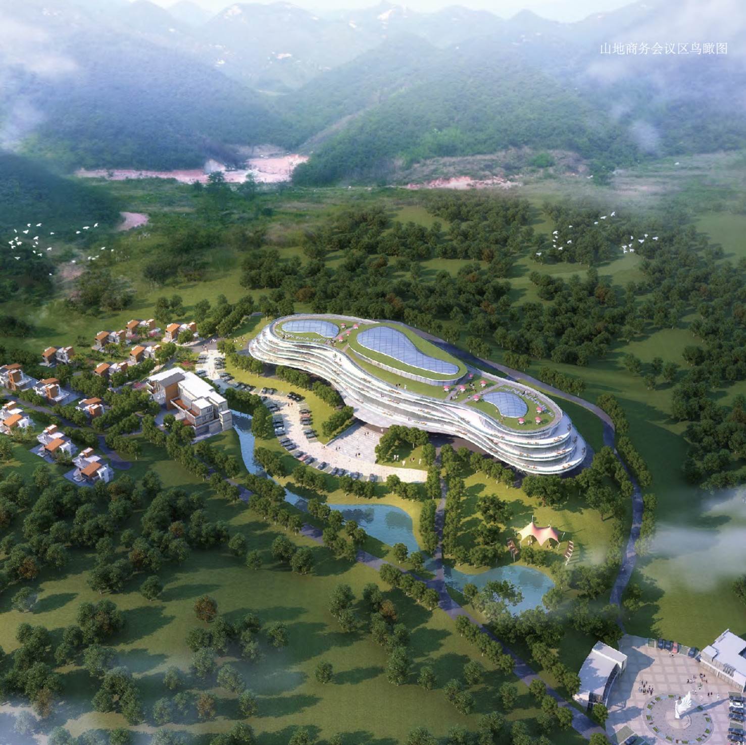 广西桂林市 蓝溪谷国家养生度假区建筑设计