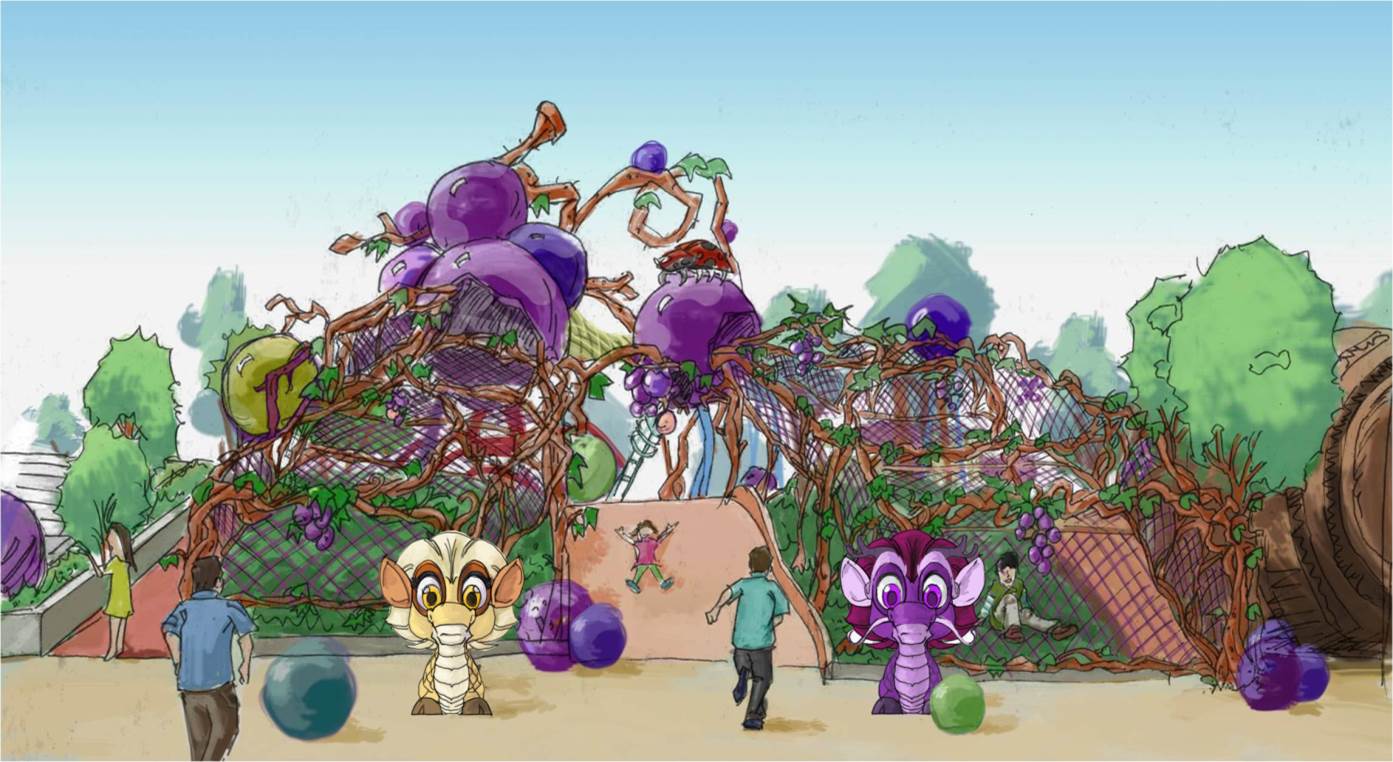 西安张裕鲜食葡萄园儿童主题乐园景观设计